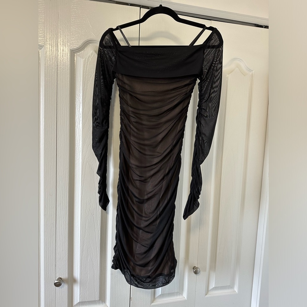 Off the Shoulder Le Chateau dress